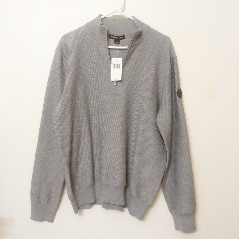 Michael Kors men's 1/4 zip sweater